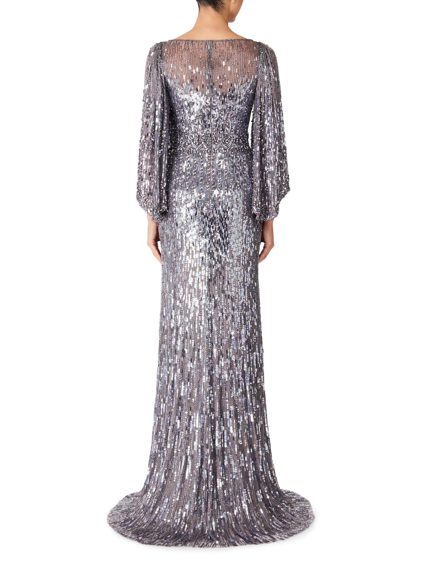 Ines Sequin Embellished Gown