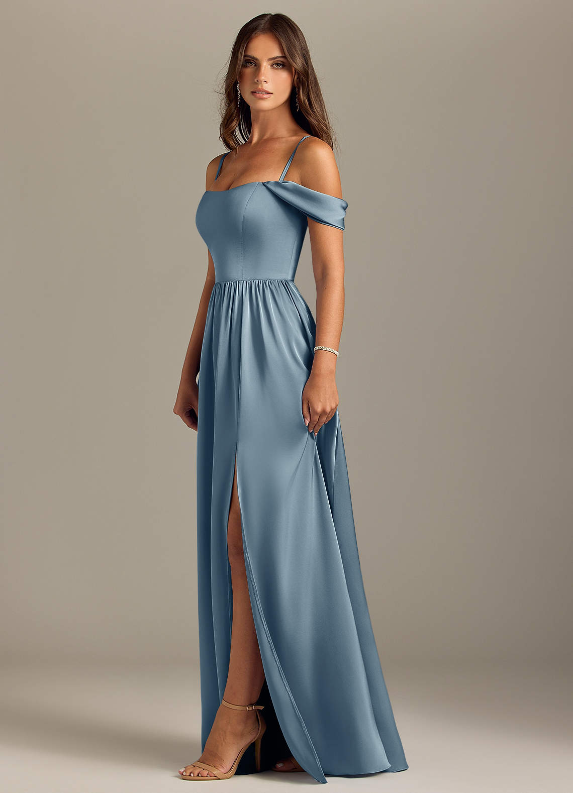 dusty blue convertible dress A-Line Off the Shoulder Stretch Satin – Shiningirl cotton-linen-edit Sailboats Pontoon Afternoon Midi Pant Size:3XL · 40 Its versatility is able