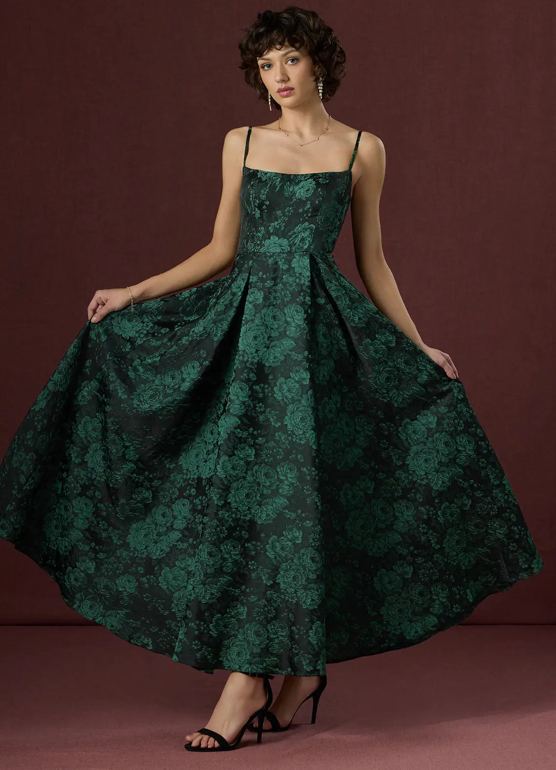 Wendy Black Emerald Maxi Dress