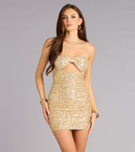 Blazing Beauty Strapless Mini Dress