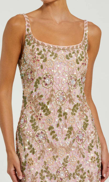 Sequin Formal Dress with Back Slit: Mac Duggal 10755