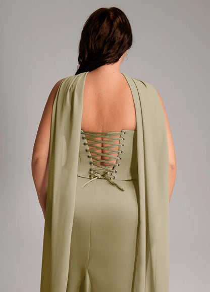 Abstract Bouquet Floral A-Line Sweetheart Neckline Chiffon Dress（副本）