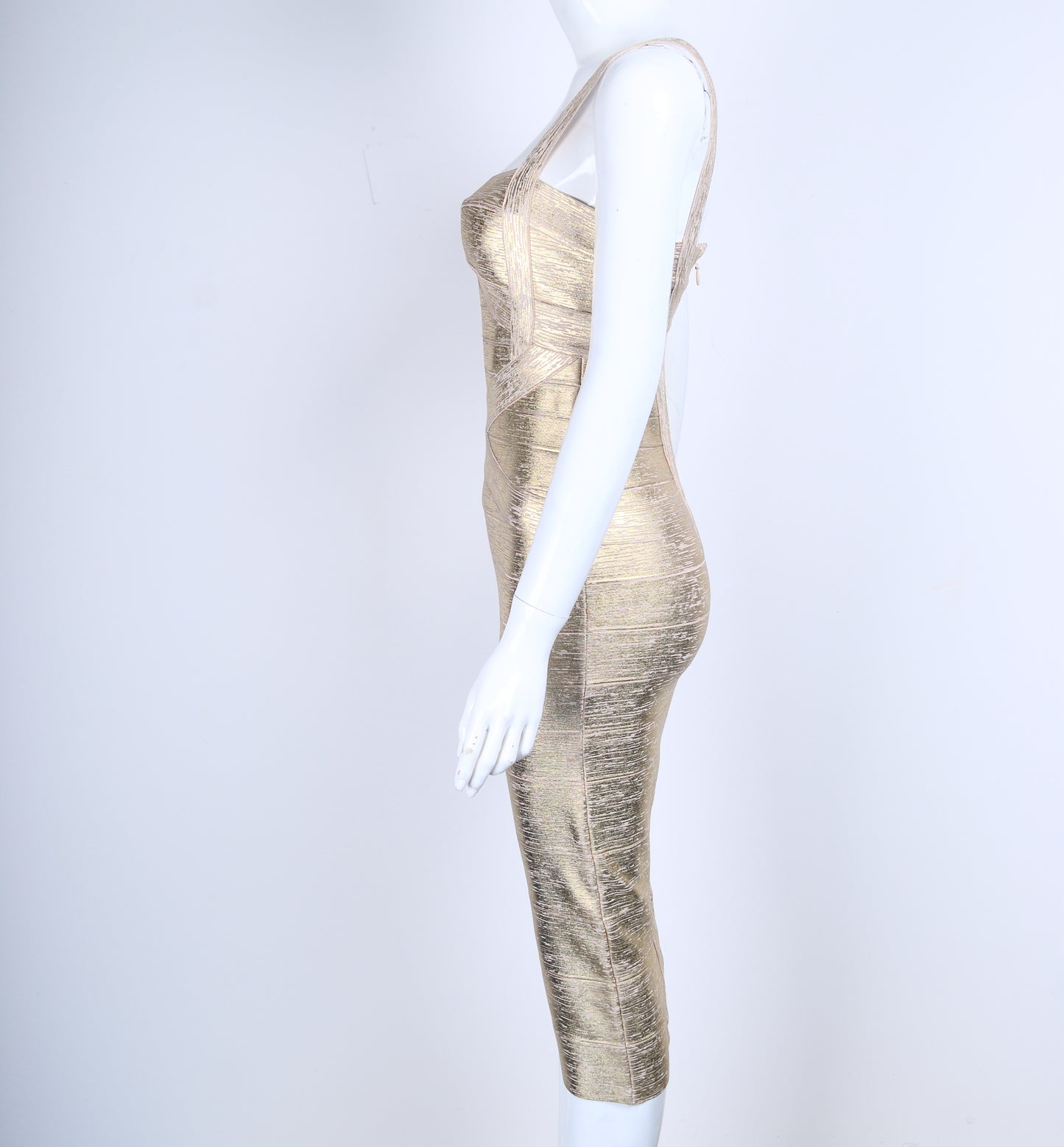 Versatile Basic Bandage Dress, Slim Fit Bodycon Cami Dress