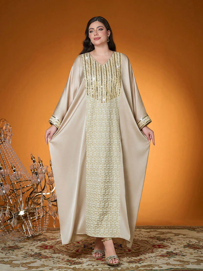 New Arrival,Lady, Woven, Contrasting Colors, Jacquard, Beaded Embroidery, Arabian Burqa