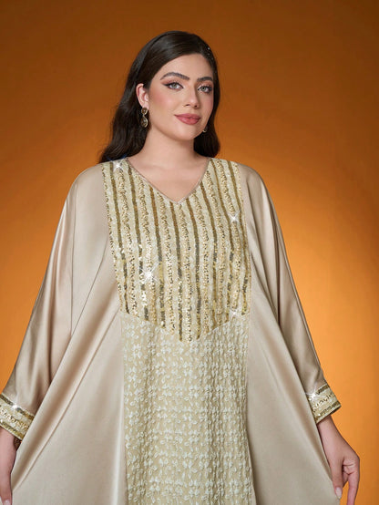 New Arrival,Lady, Woven, Contrasting Colors, Jacquard, Beaded Embroidery, Arabian Burqa