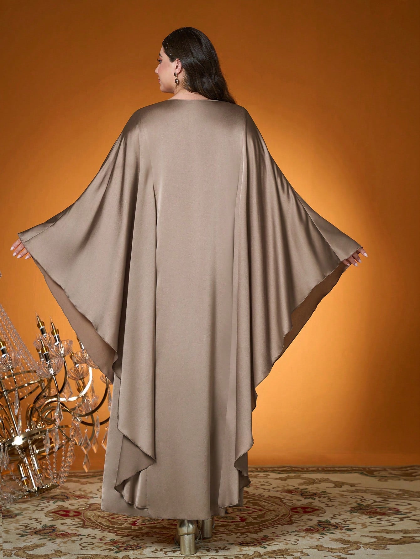New Arrival,Madam, Woven, Contrasting Colors, Hot Diamond, Beaded Embroidery, Arabian Burqa
