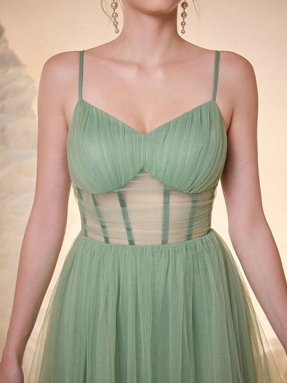 New Romantic Open Shoulder Bridesmaid Dress, Pleated Ruffle Chiffon Dress, Black Wedding Spring