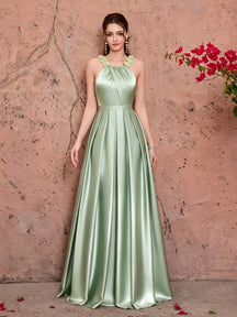 New Arrival,Tank,Elegant,Bridesmaid Dress,3D Floral,Ruffle,Satin,Chiffon,FOR,Prom Party ,Guest,Evening Dress Wedding