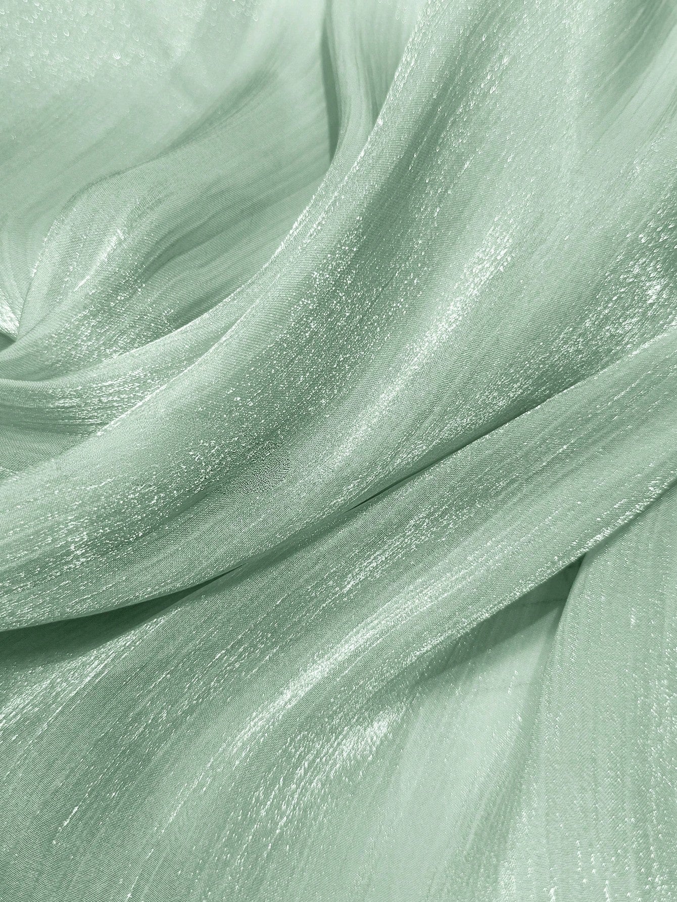 Summer Sexy Elegant Satin Mint Green Shiny Pleated Slit Maxi Dress, Evening Prom Gown For Wedding,Party, Formal Galas, Vacation, Festival