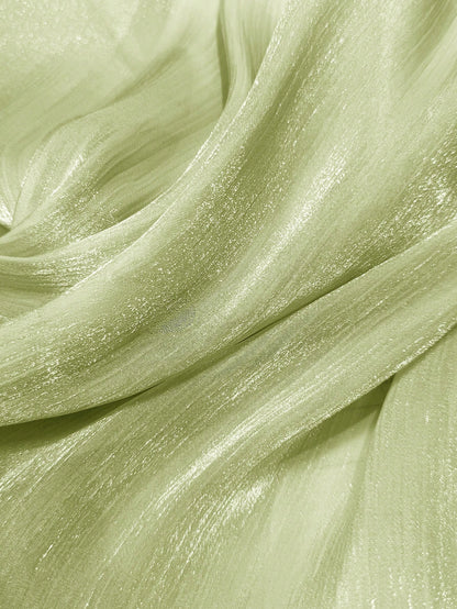 Summer Elegant Sage Green Satin Pleated Maxi Dress, Off Shoulder Corset Ruched High Slit, Prom Gown For Wedding, Party, Vacation & Festival