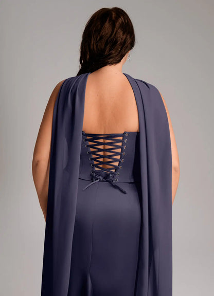 Abstract Bouquet Floral A-Line Sweetheart Neckline Chiffon Dress（副本）