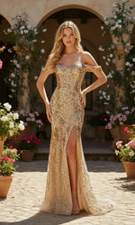 Sequin Corset Prom Dress: PromGirl Exclusive 250008