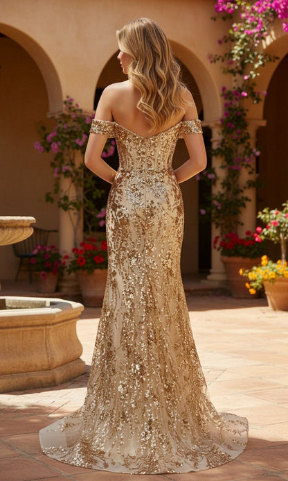 Sequin Corset Prom Dress: PromGirl Exclusive 250008