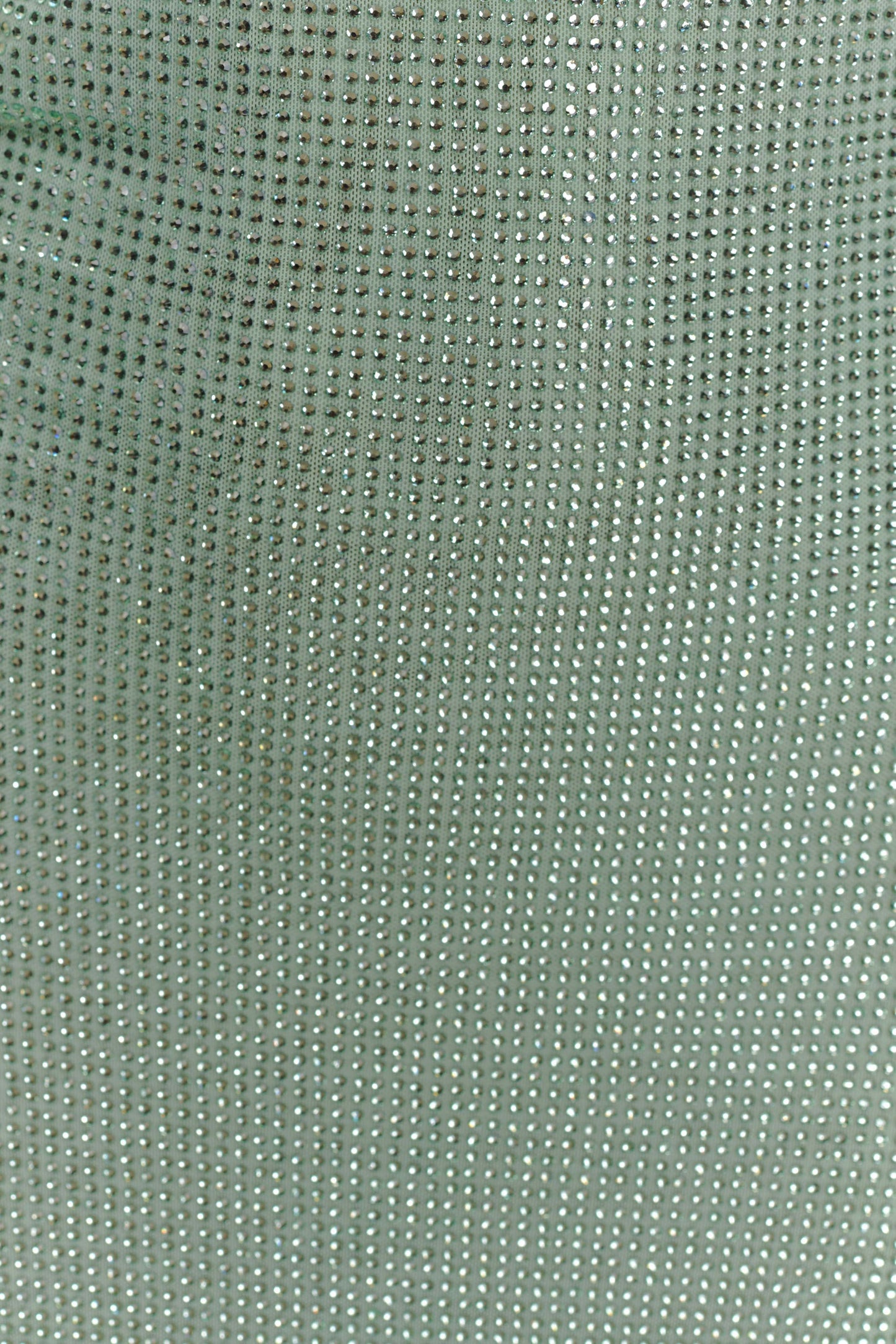 Genie Diamante Halter Midi Dress - Mint