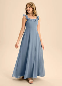 Twilight A-Line Ruched Chiffon Dress