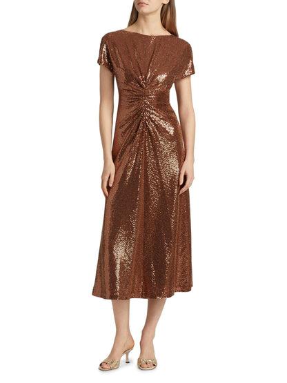 Luce Disco Jersey Midi-Dress