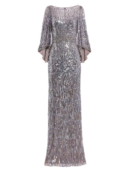Ines Sequin Embellished Gown