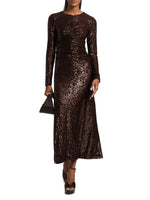 Maisy Sequined Midi-Dress