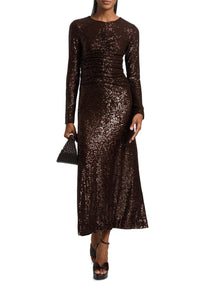 Maisy Sequined Midi-Dress