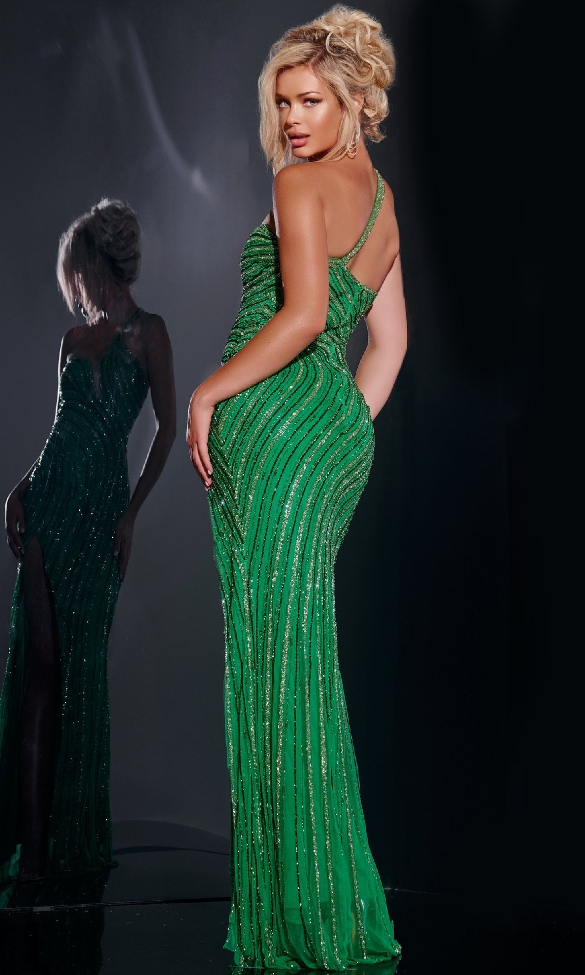 Long Prom Dress: Jovani 34010