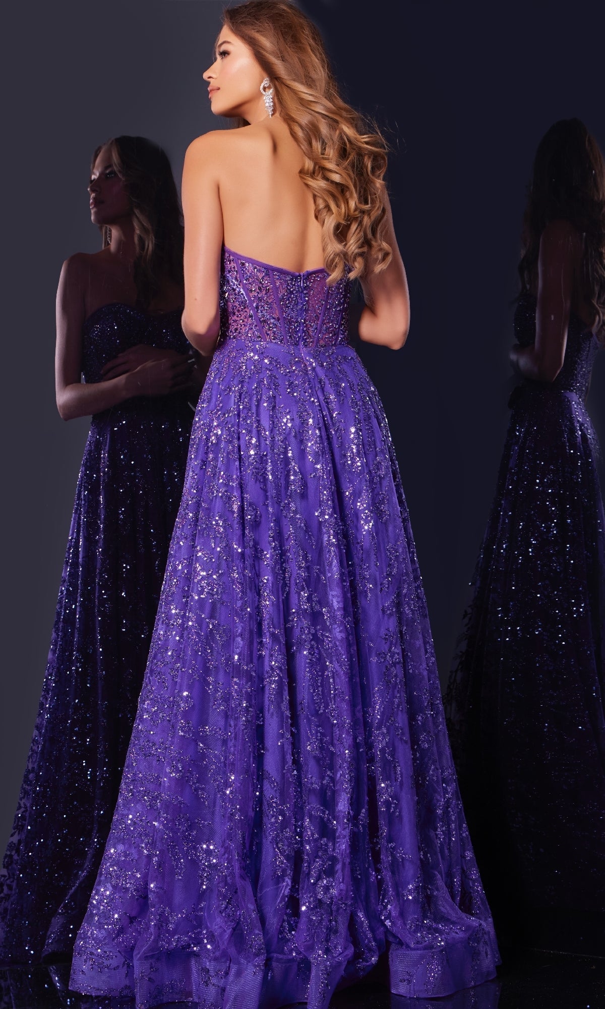 Long Prom Dress: Jovani 37413