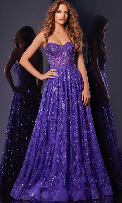 Long Prom Dress: Jovani 37413