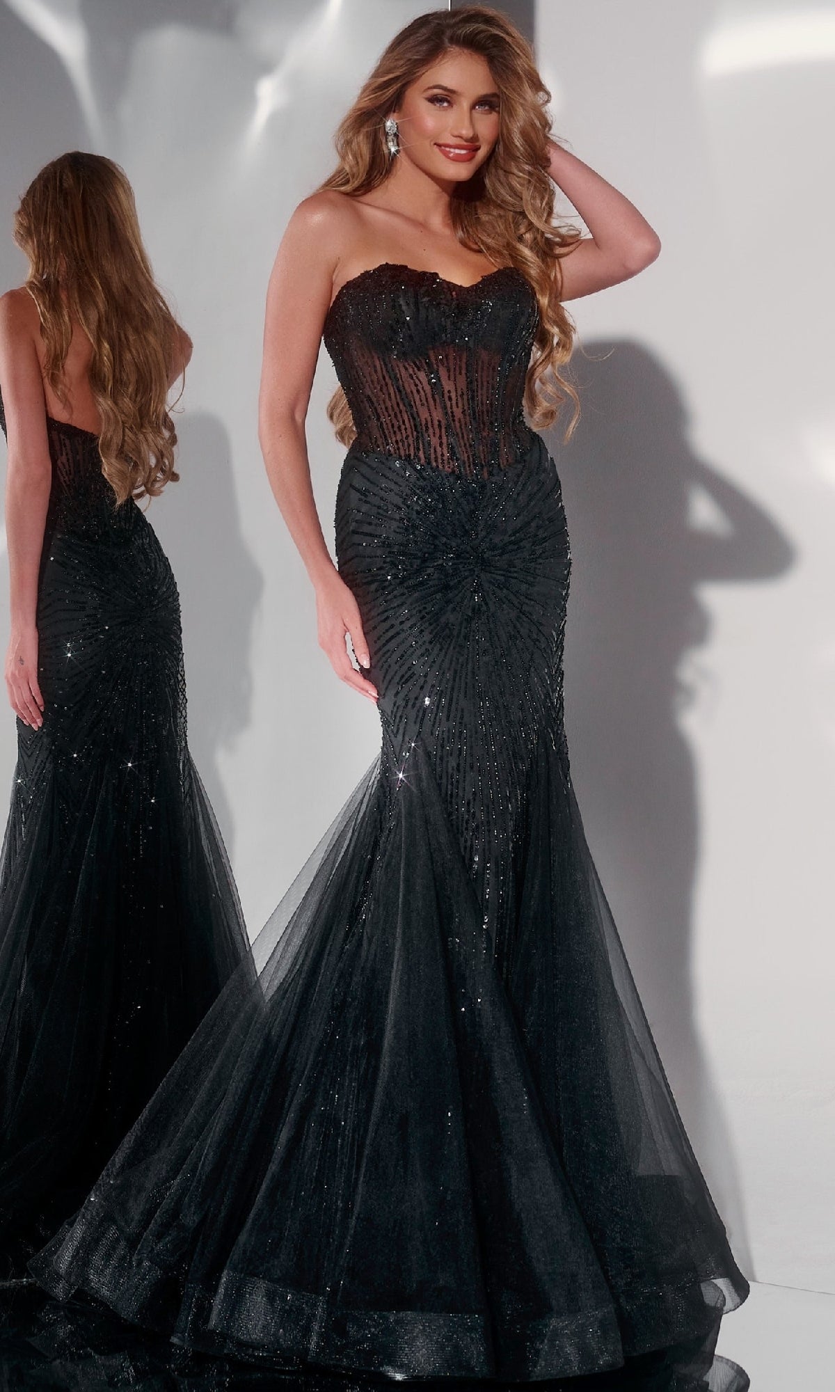 Long Prom Dress: Jovani 42217