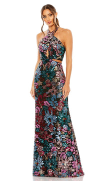 Multicolor Sequin Formal Dress: Mac Duggal 49695