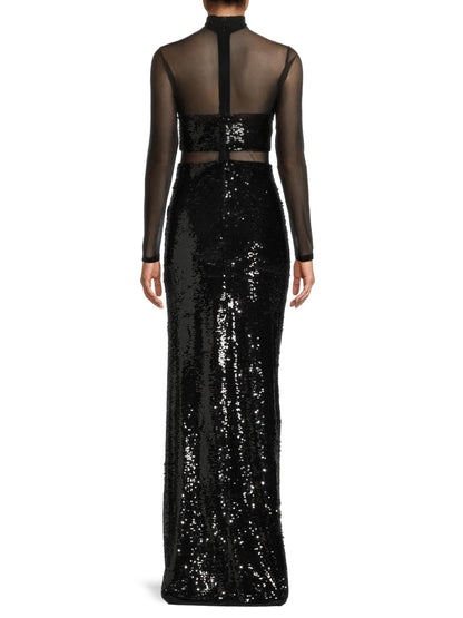 Andie Sequin & Mesh Gown