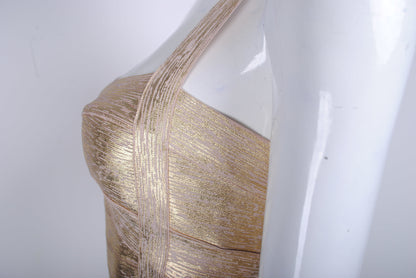 Versatile Basic Bandage Dress, Slim Fit Bodycon Cami Dress