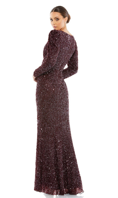 Long Sleeve Sequin Formal Dress: Mac Duggal 5510