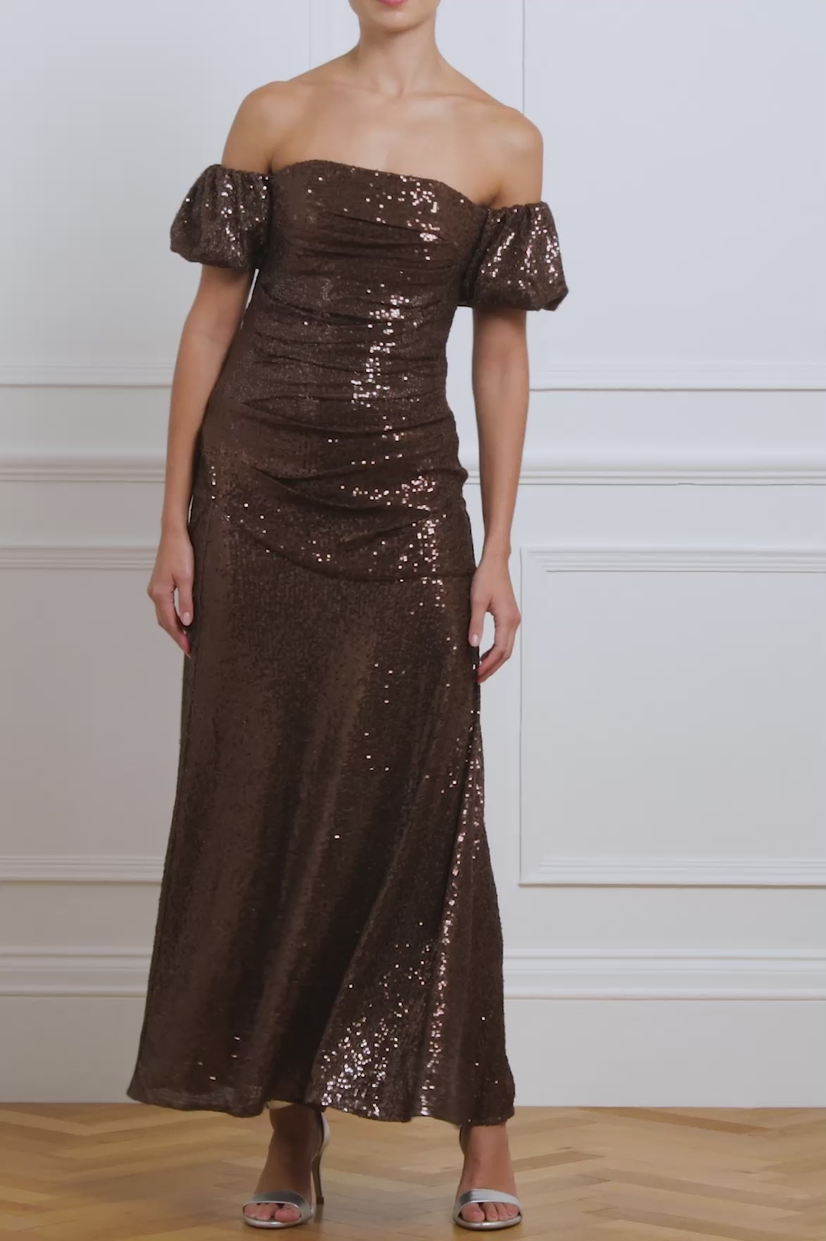 Sunbeam Valentina Off-Shoulder Gown