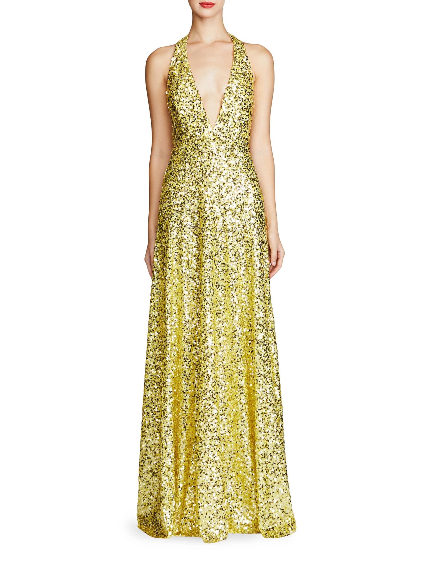 Renata Sequin Halterneck Gown