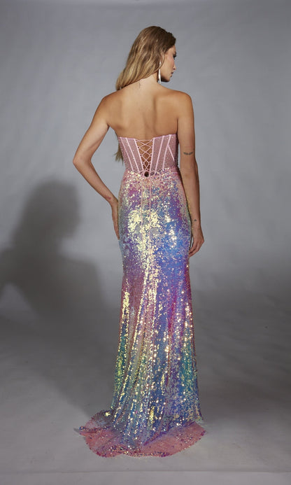Backless Long Prom Dress: Ava Presley 89965