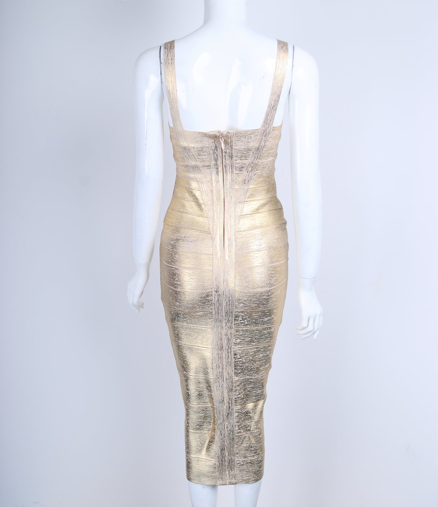 Versatile Basic Bandage Dress, Slim Fit Bodycon Cami Dress