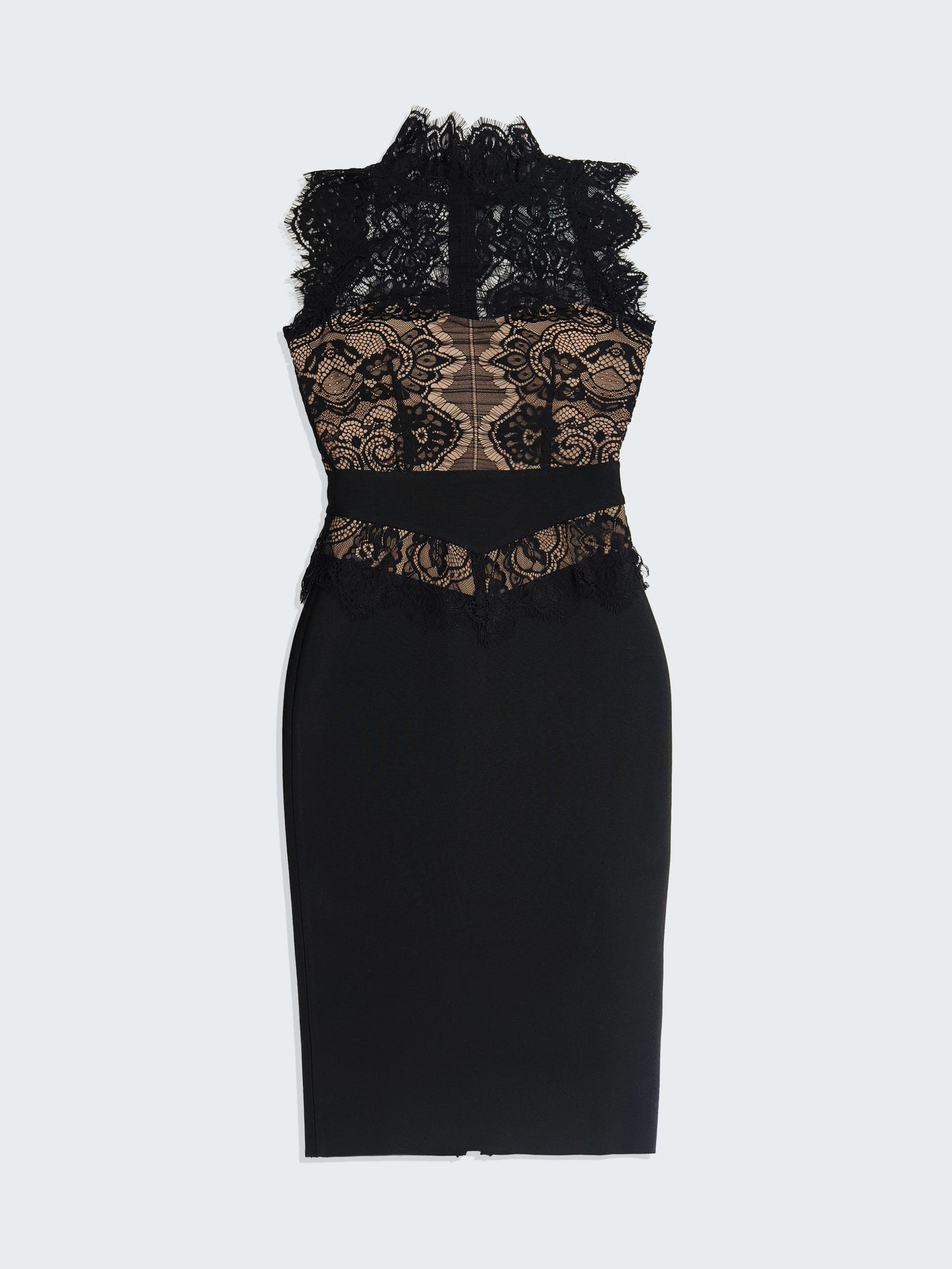 Women's Sexy Lace Turtleneck Dress, Elegant Slim Fit Bodycon Evening Party Dress