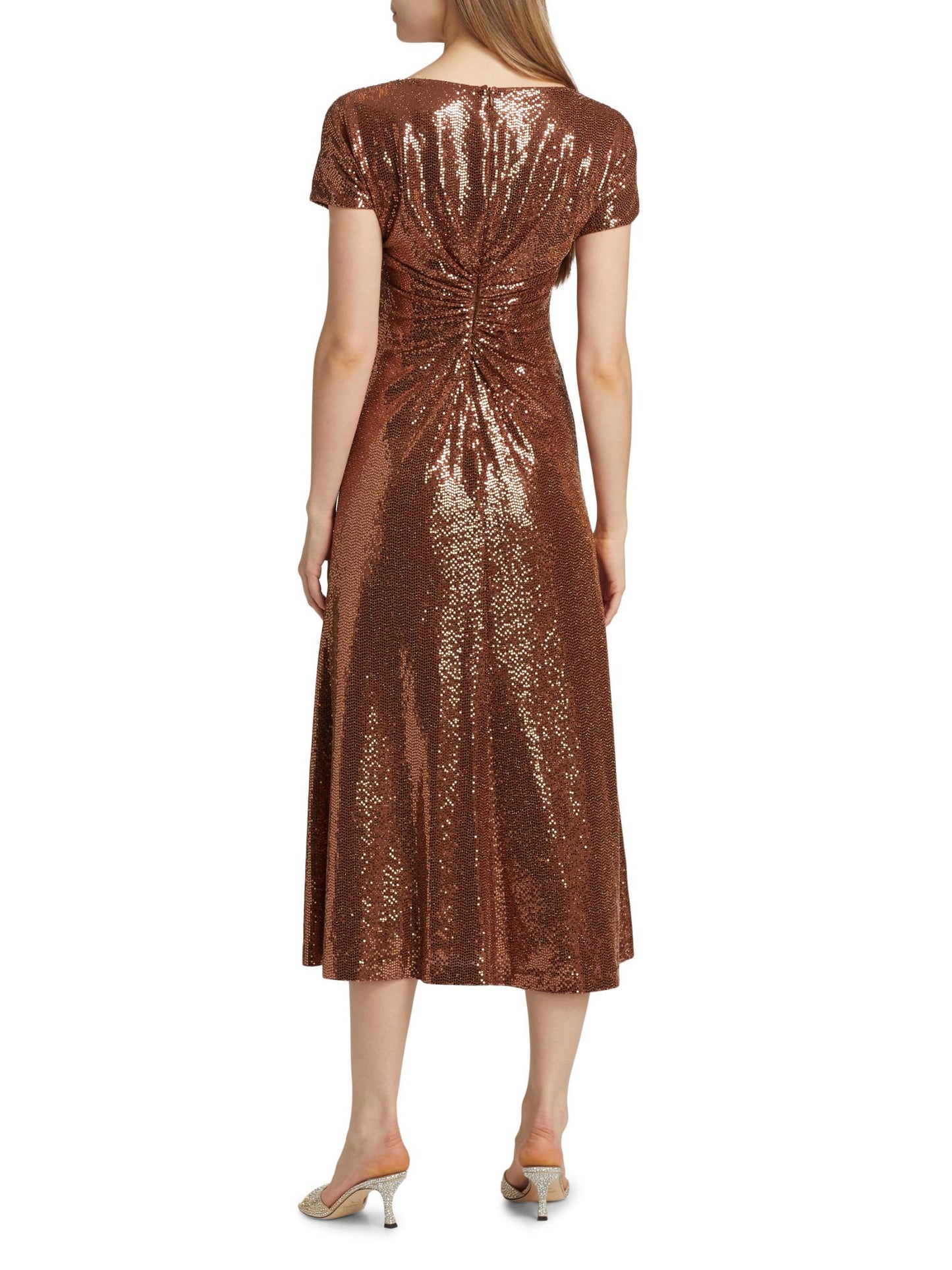 Luce Disco Jersey Midi-Dress