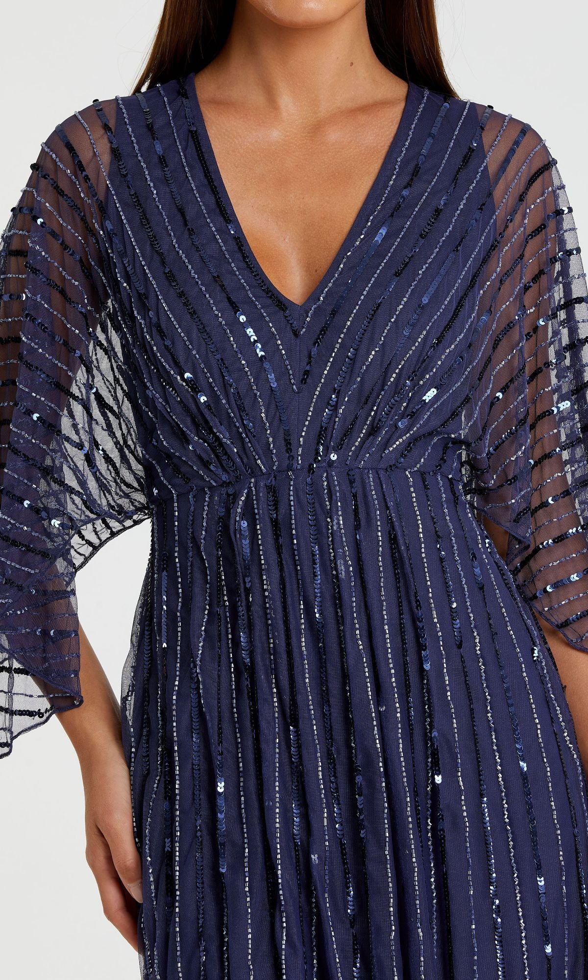 Long Sequin A-Line Formal Dress: Mac Duggal 93841