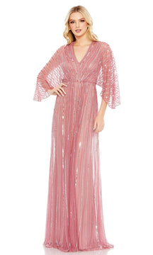 Long Sequin A-Line Formal Dress: Mac Duggal 93841