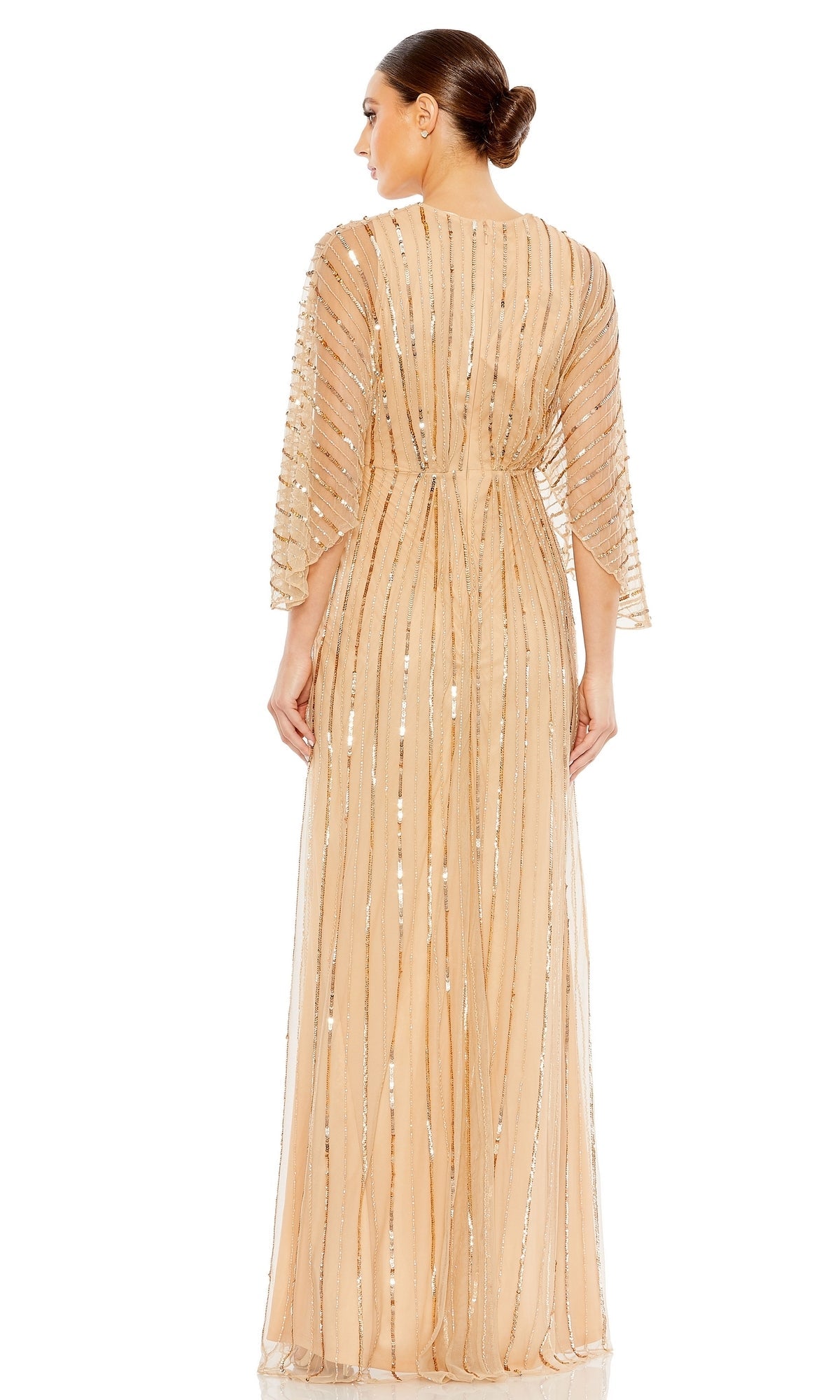 Long Sequin A-Line Formal Dress: Mac Duggal 93841