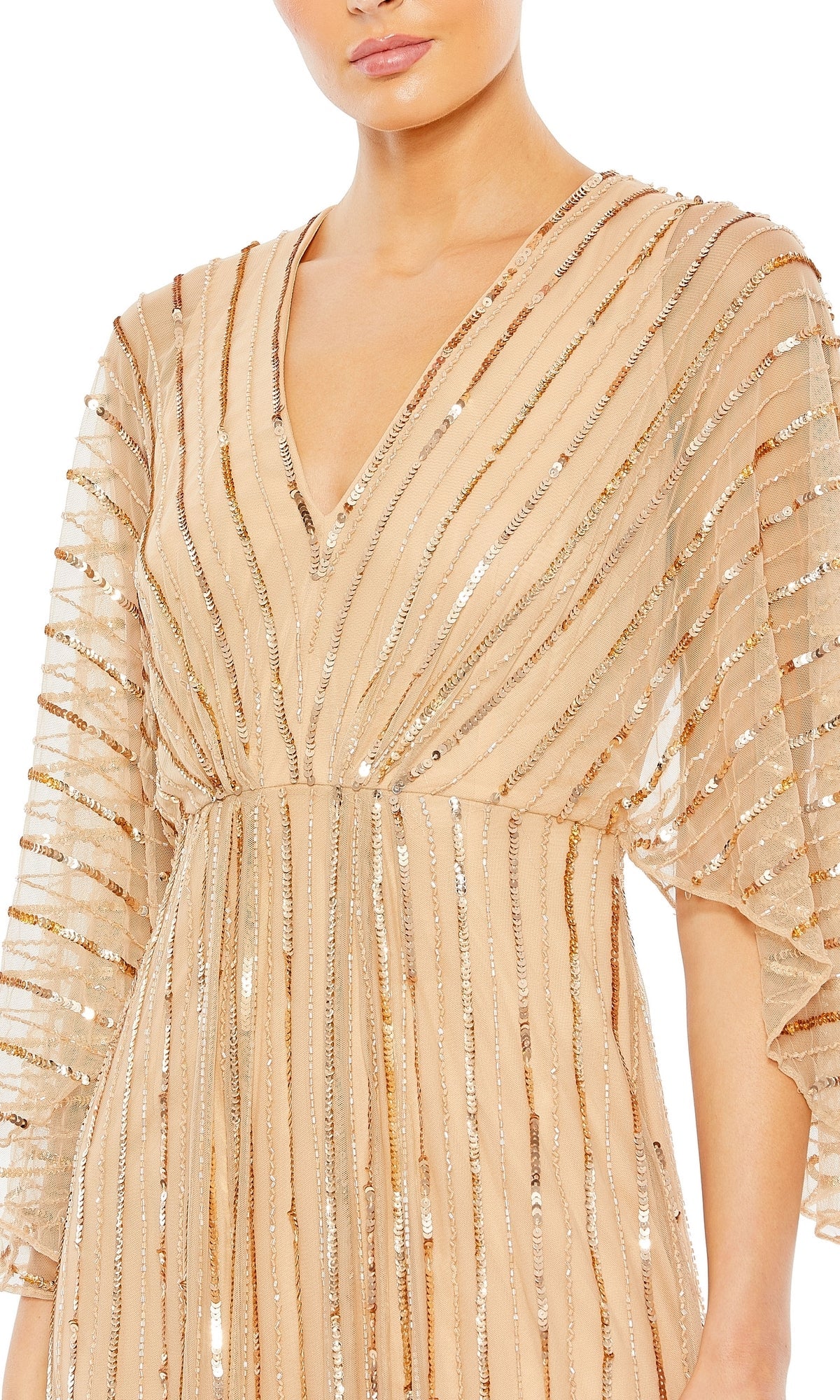 Long Sequin A-Line Formal Dress: Mac Duggal 93841