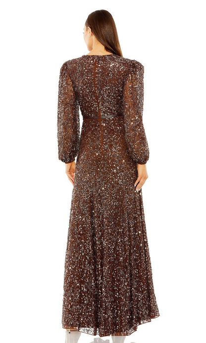 Modest Long Beaded Formal Dress: Mac Duggal 93902