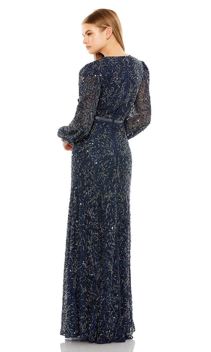 Modest Long Beaded Formal Dress: Mac Duggal 93902