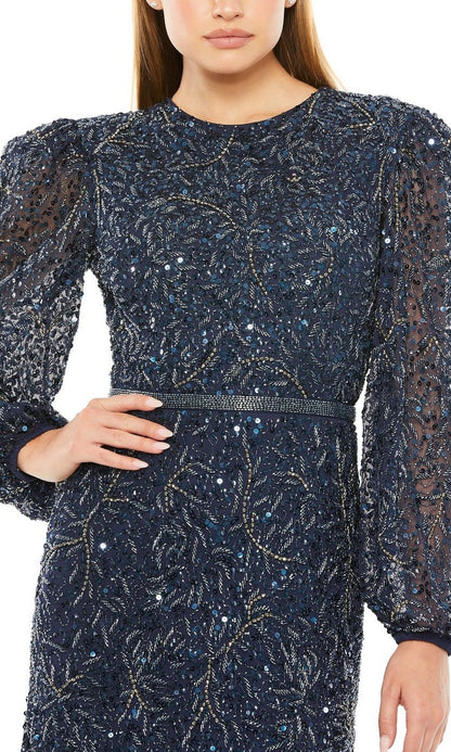 Modest Long Beaded Formal Dress: Mac Duggal 93902