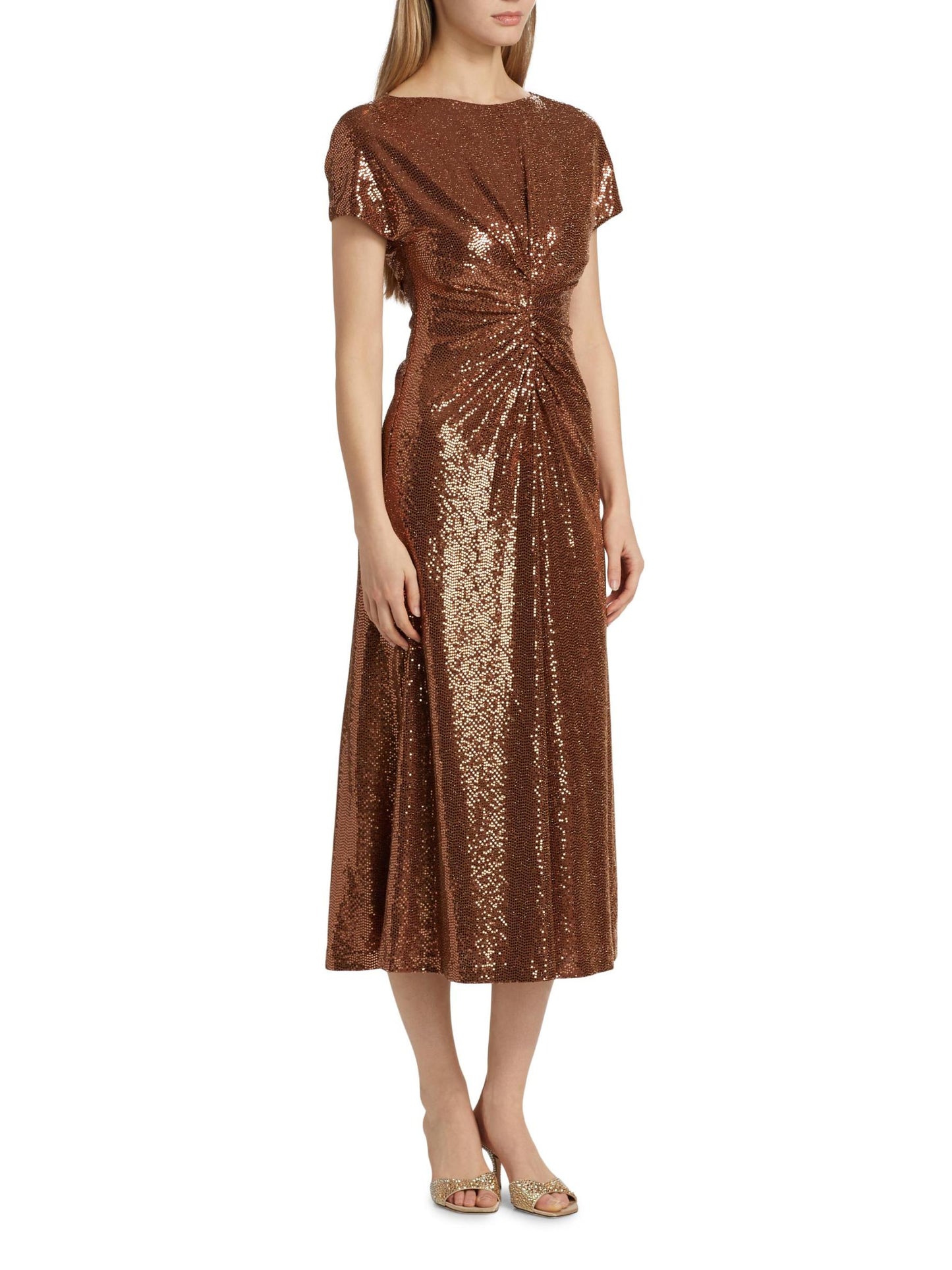 Luce Disco Jersey Midi-Dress