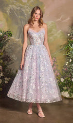 Strapless Sequin Prom Dress: Andrea & Leo A1485