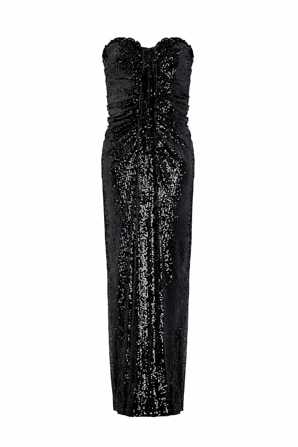 Amora Strapless Ankle Gown