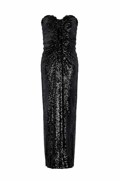 Amora Strapless Ankle Gown