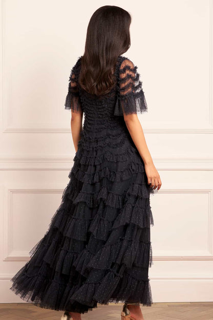 Aviana Short Sleeve Gown