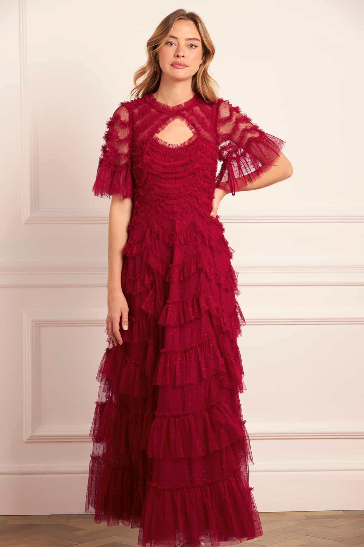 Aviana Short Sleeve Gown